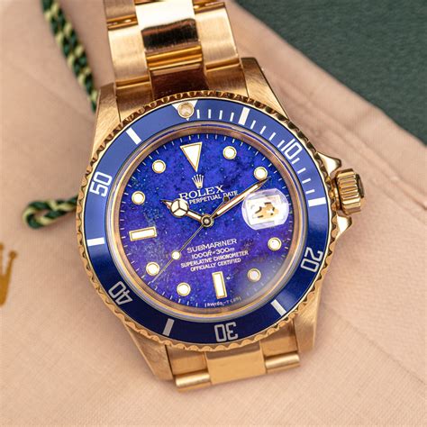 rolex submariner lapis dial|lapis lazuli watch dial.